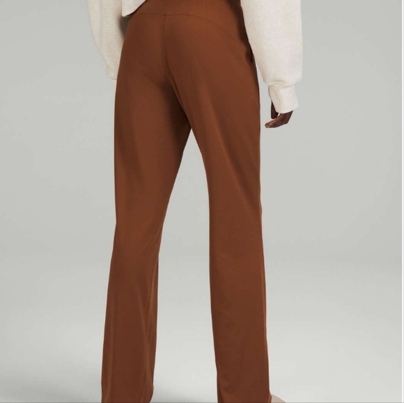 Lululemon Ready to Rulu Straight-Leg High-Rise Pant Brown Size 0 - Picture 3 of 9